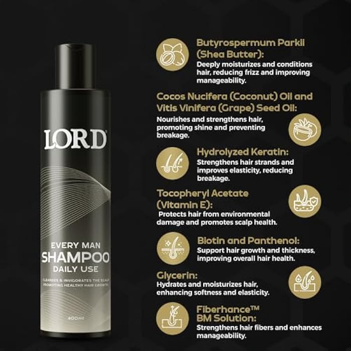 Lord Every Man Daily Use Shampoo - Image 2
